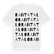 Rantatalo ordlek t-shirt