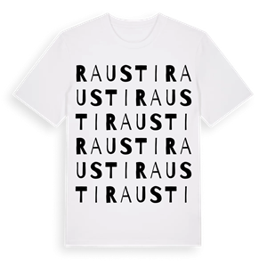 Rausti ordlek t-shirt – ekologisk bomull t-shirt från Pinshirt