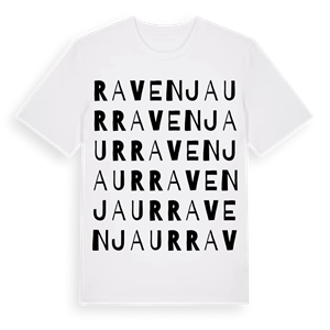 Ravenjaur ordlek t-shirt – ekologisk bomull t-shirt från Pinshirt
