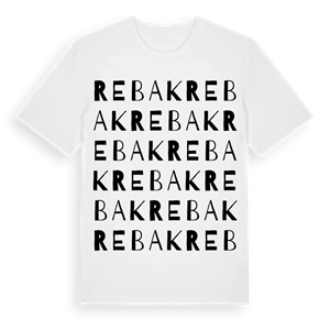 Rebak ordlek t-shirt – ekologisk bomull t-shirt från Pinshirt