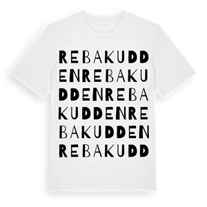 Rebakudden ordlek t-shirt – ekologisk bomull t-shirt från Pinshirt