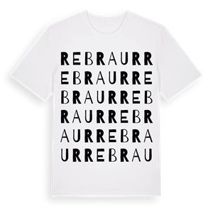Rebraur ordlek t-shirt – ekologisk bomull t-shirt från Pinshirt