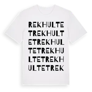 Rekhultet ordlek t-shirt – ekologisk bomull t-shirt från Pinshirt