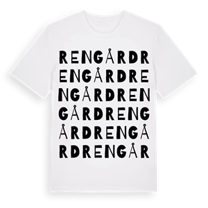 Rengård ordlek t-shirt – ekologisk bomull t-shirt från Pinshirt
