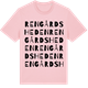 Pink Cotton t-shirt med Rengårdsheden ordlek t-shirt