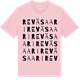 Pink Cotton t-shirt med Reväsaari ordlek t-shirt