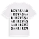 White t-shirt med Reväsaari ordlek t-shirt