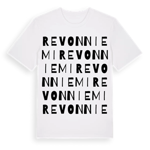 Revonniemi ordlek t-shirt – ekologisk bomull t-shirt från Pinshirt