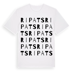 Ripats ordlek t-shirt – ekologisk bomull t-shirt från Pinshirt