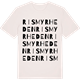 Vintage White t-shirt med Rismyrheden ordlek t-shirt