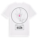 White t-shirt med Risön t-shirt