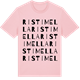 Pink Cotton t-shirt med Ristimella ordlek t-shirt