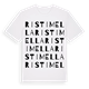 Ristimella ordlek t-shirt