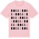 Pink Cotton t-shirt med Robbi ordlek t-shirt