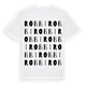 White t-shirt med Robbi ordlek t-shirt