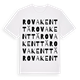White t-shirt med Rovakenttä ordlek t-shirt