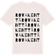 Vintage White t-shirt med Rovakenttä ordlek t-shirt