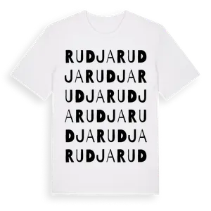 Rudja ordlek t-shirt – ekologisk bomull t-shirt från Pinshirt