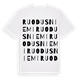 Ruodusniemi ordlek t-shirt