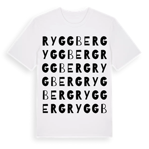 Ryggberg ordlek t-shirt – ekologisk bomull t-shirt från Pinshirt