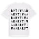 White t-shirt med Rytivaara ordlek t-shirt