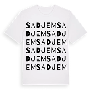 Sadjem ordlek t-shirt – ekologisk bomull t-shirt från Pinshirt