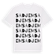 Sadjem ordlek t-shirt
