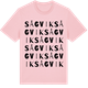 Pink Cotton t-shirt med Sågvik ordlek t-shirt