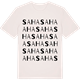 Vintage White t-shirt med Saha ordlek t-shirt