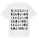 Sallejaurekojan ordlek t-shirt
