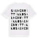 Salmenvittikko ordlek t-shirt