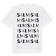 Salmi ordlek t-shirt