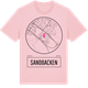 Pink Cotton t-shirt med Sandbacken t-shirt