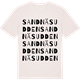 Vintage White t-shirt med Sandnäsudden ordlek t-shirt