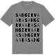Mid Heather Gray t-shirt med Sangervaara ordlek t-shirt