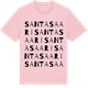 Pink Cotton t-shirt med Santasaari ordlek t-shirt