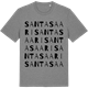 Mid Heather Gray t-shirt med Santasaari ordlek t-shirt