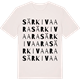 Vintage White t-shirt med Särkivaara ordlek t-shirt