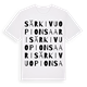 Särkivuopionsaari ordlek t-shirt