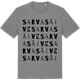 Mid Heather Gray t-shirt med Sarvasåive ordlek t-shirt