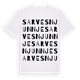 Sarvesnjunnje ordlek t-shirt