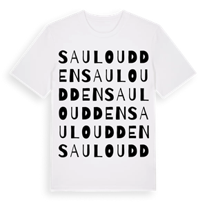 Sauloudden ordlek t-shirt – ekologisk bomull t-shirt från Pinshirt