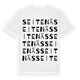 Seitenäs ordlek t-shirt