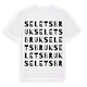 Selets bruk ordlek t-shirt