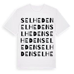 Selheden ordlek t-shirt – ekologisk bomull t-shirt från Pinshirt