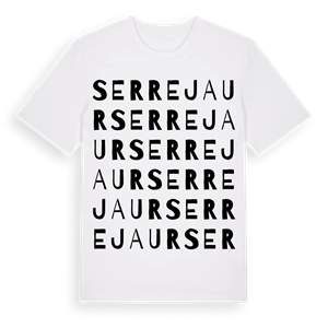 Serrejaur ordlek t-shirt – ekologisk bomull t-shirt från Pinshirt