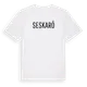 White t-shirt med Seskarö i Sverige t-shirt