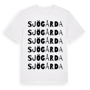 Sjögårda ordlek t-shirt – ekologisk bomull t-shirt från Pinshirt