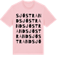 Pink Cotton t-shirt med Sjöstrand ordlek t-shirt