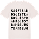 Vintage White t-shirt med Sjöstrand ordlek t-shirt